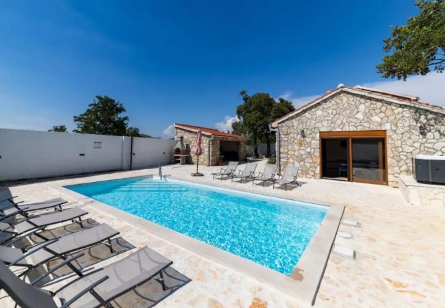 Villa in Crljenik - Stone villa Marita with pool